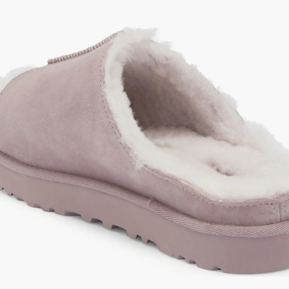 UGG Women's Plush Slide Slippers - Light Purple - Picture 2 of 6